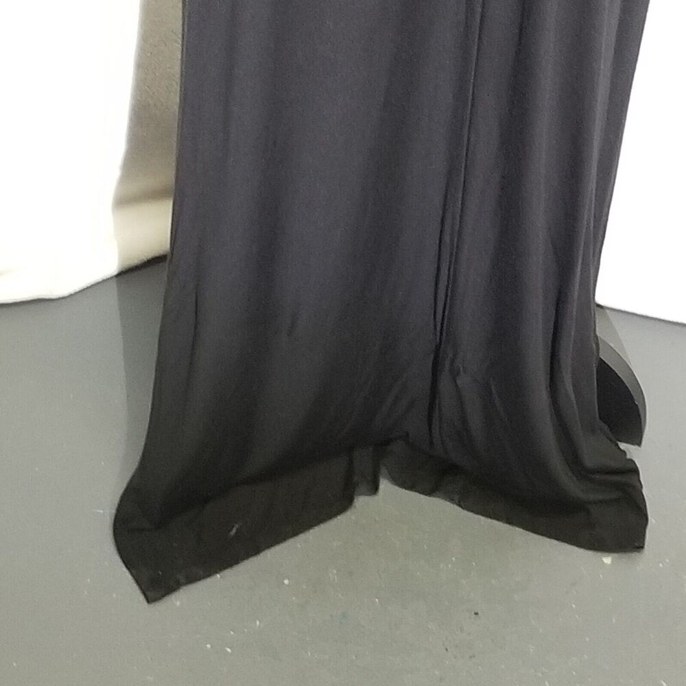 Chaser Small Dress Maxi Black Jersey Knit Comfy Classic Whimsigoth Basic Witchy - Picture 3 of 10